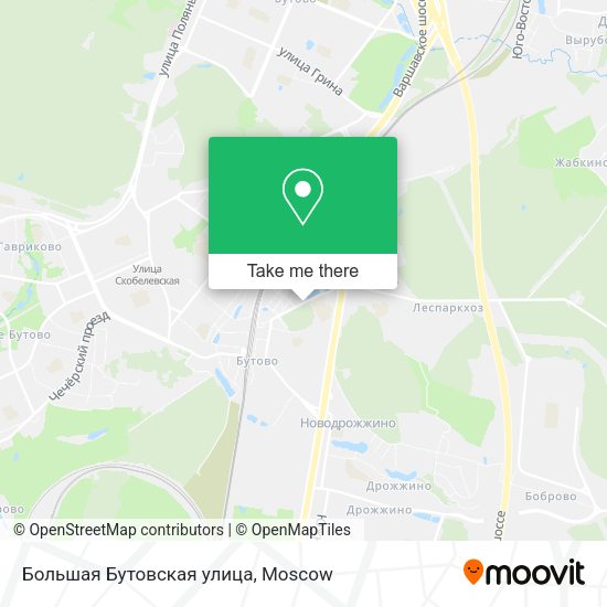 Большая Бутовская улица map