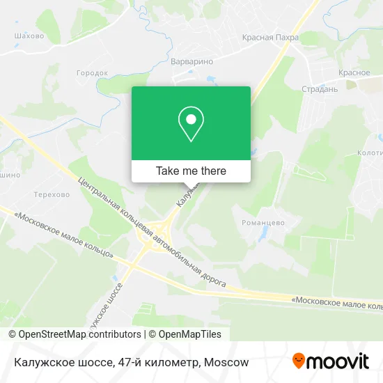 Калужское шоссе, 47-й километр map