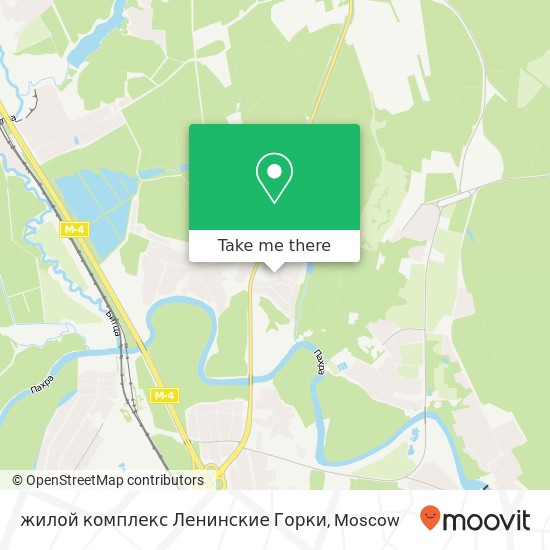 жилой комплекс Ленинские Горки map