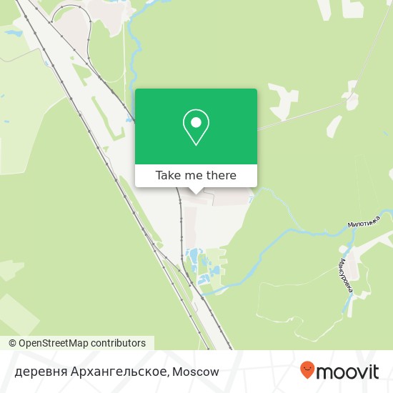 деревня Архангельское map