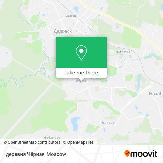 деревня Чёрная map