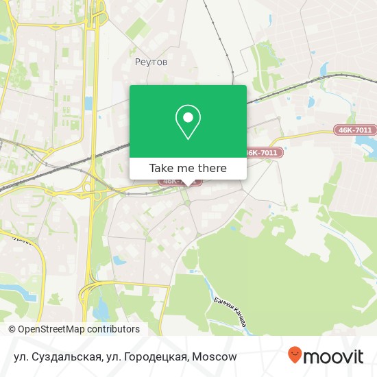 ул. Суздальская, ул. Городецкая map