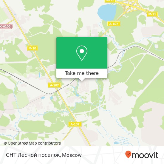 СНТ Лесной посёлок map