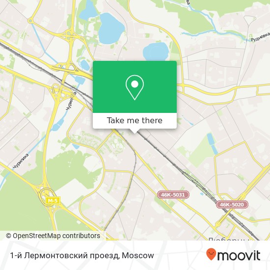 1-й Лермонтовский проезд map