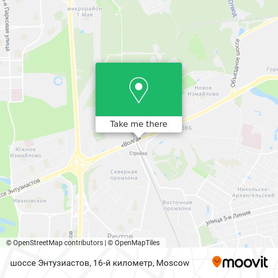 шоссе Энтузиастов, 16-й километр map