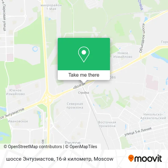 шоссе Энтузиастов, 16-й километр map