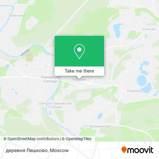 деревня Лешково map