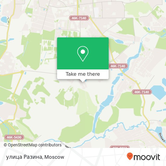 улица Разина map