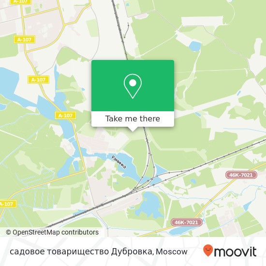садовое товарищество Дубровка map