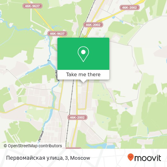 Первомайская улица, 3 map