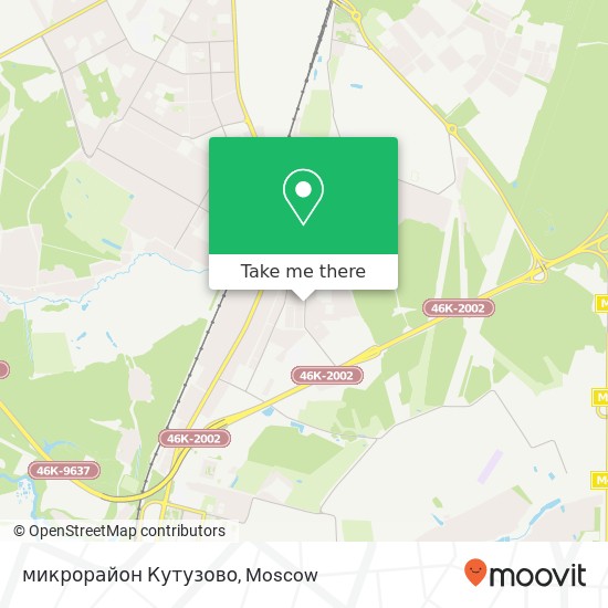 микрорайон Кутузово map