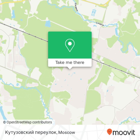 Кутузовский переулок map