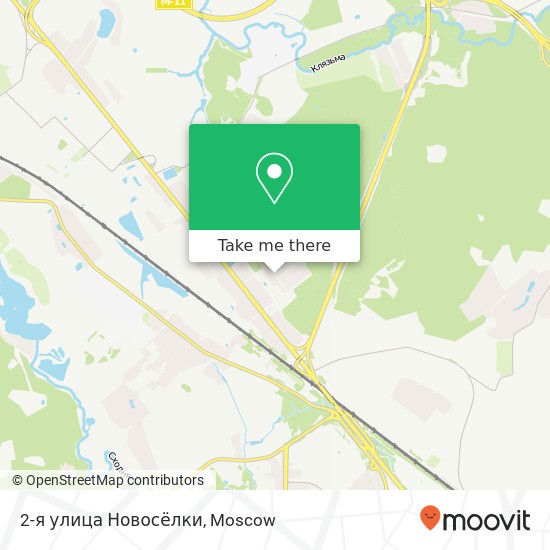 2-я улица Новосёлки map