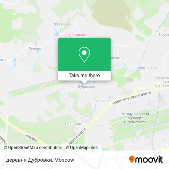 деревня Дубровки map