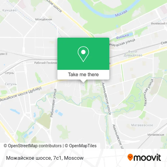 Можайское шоссе, 7с1 map