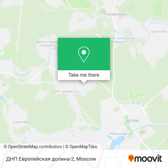 ДНП Европейская долина-2 map