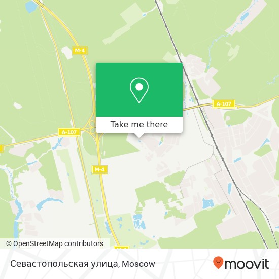 Севастопольская улица map