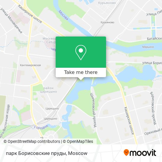 парк Борисовские пруды map