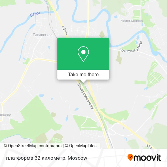 платформа 32 километр map