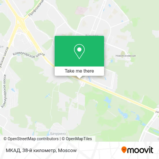 МКАД, 38-й километр map