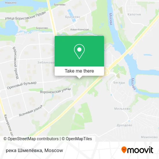 река Шмелёвка map