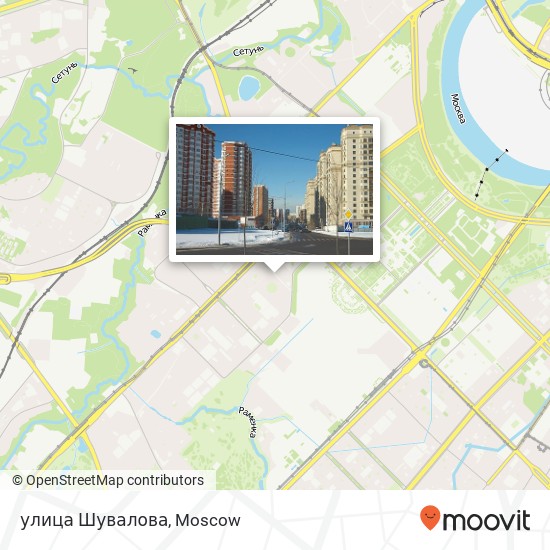 улица Шувалова map