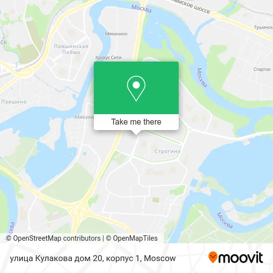 улица Кулакова дом 20, корпус 1 map