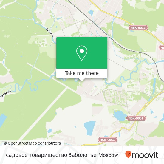 садовое товарищество Заболотье map