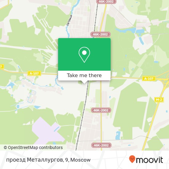 проезд Металлургов, 9 map