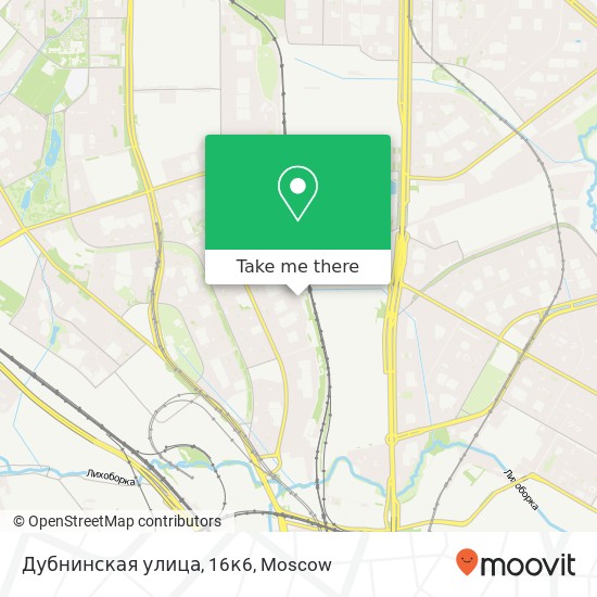 Дубнинская улица, 16к6 map