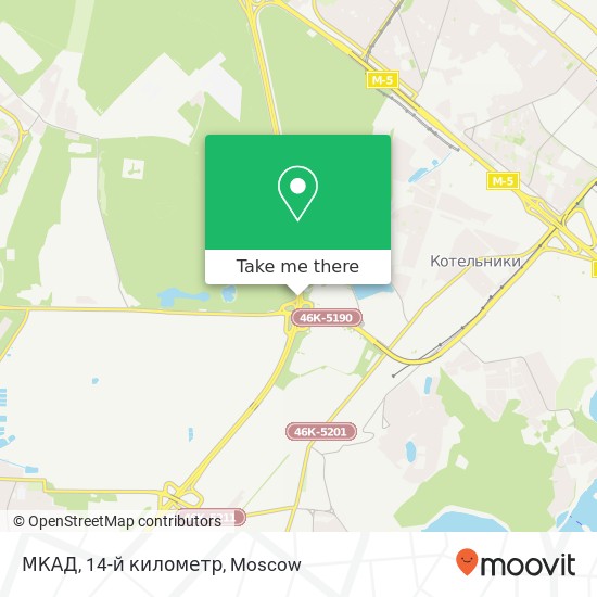 МКАД, 14-й километр map