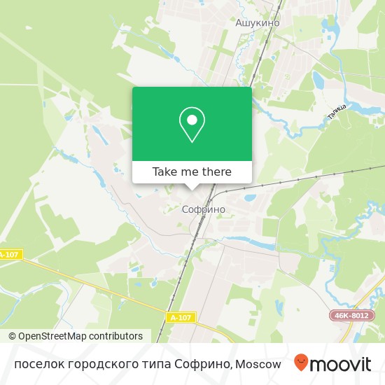 поселок городского типа Софрино map