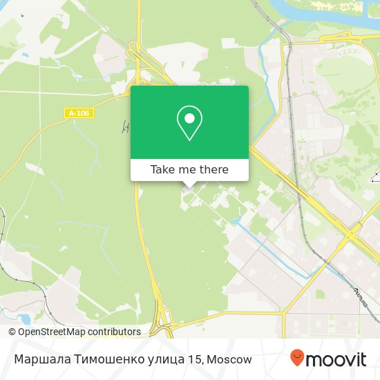Маршала Тимошенко улица 15 map