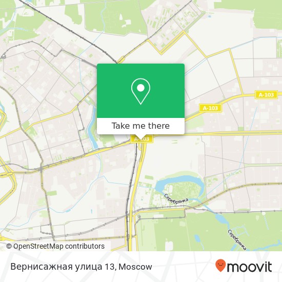 Вернисажная улица 13 map