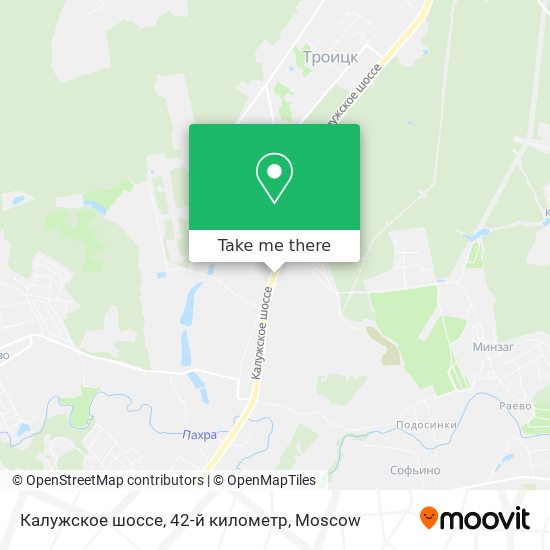Калужское шоссе, 42-й километр map
