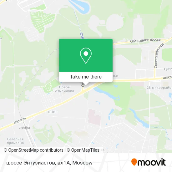 шоссе Энтузиастов, вл1А map