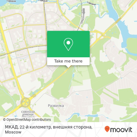 МКАД, 22-й километр, внешняя сторона map