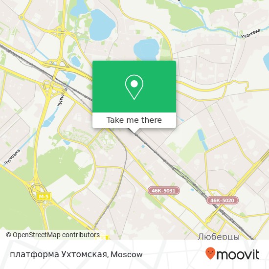 платформа Ухтомская map