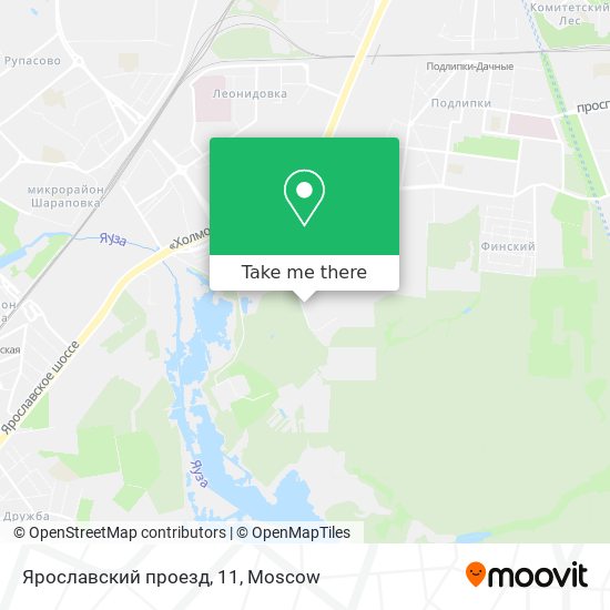 Ярославский проезд, 11 map