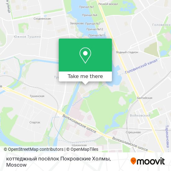 коттеджный посёлок Покровские Холмы map