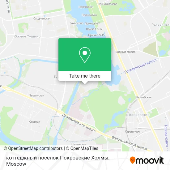 коттеджный посёлок Покровские Холмы map