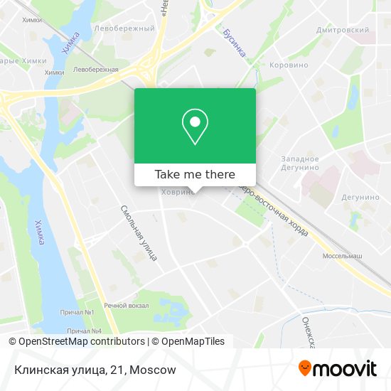 Клинская улица, 21 map