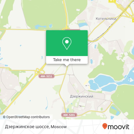 Дзержинское шоссе map