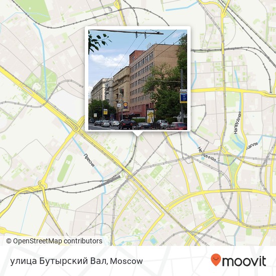 улица Бутырский Вал map