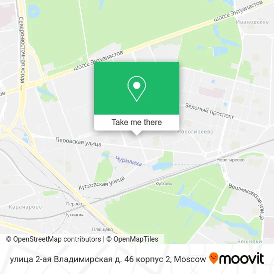 улица 2-ая Владимирская д. 46 корпус 2 map