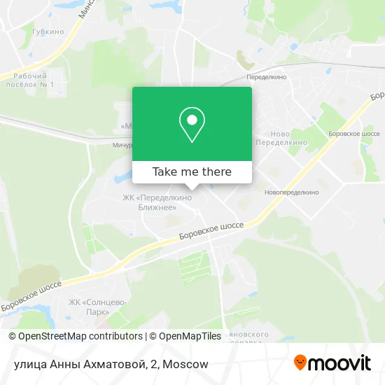 улица Анны Ахматовой, 2 map