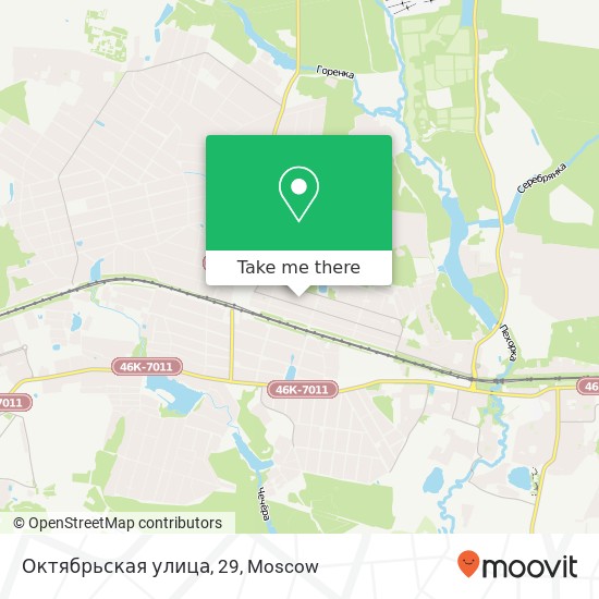 Октябрьская улица, 29 map