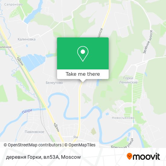 деревня Горки, вл53А map