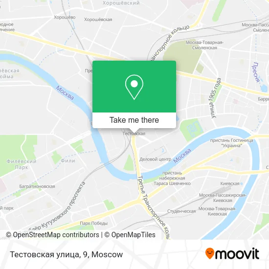 Тестовская улица, 9 map