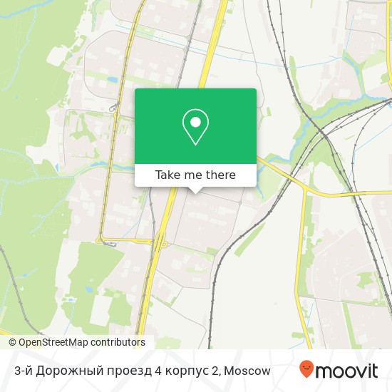 3-й Дорожный проезд 4 корпус 2 map